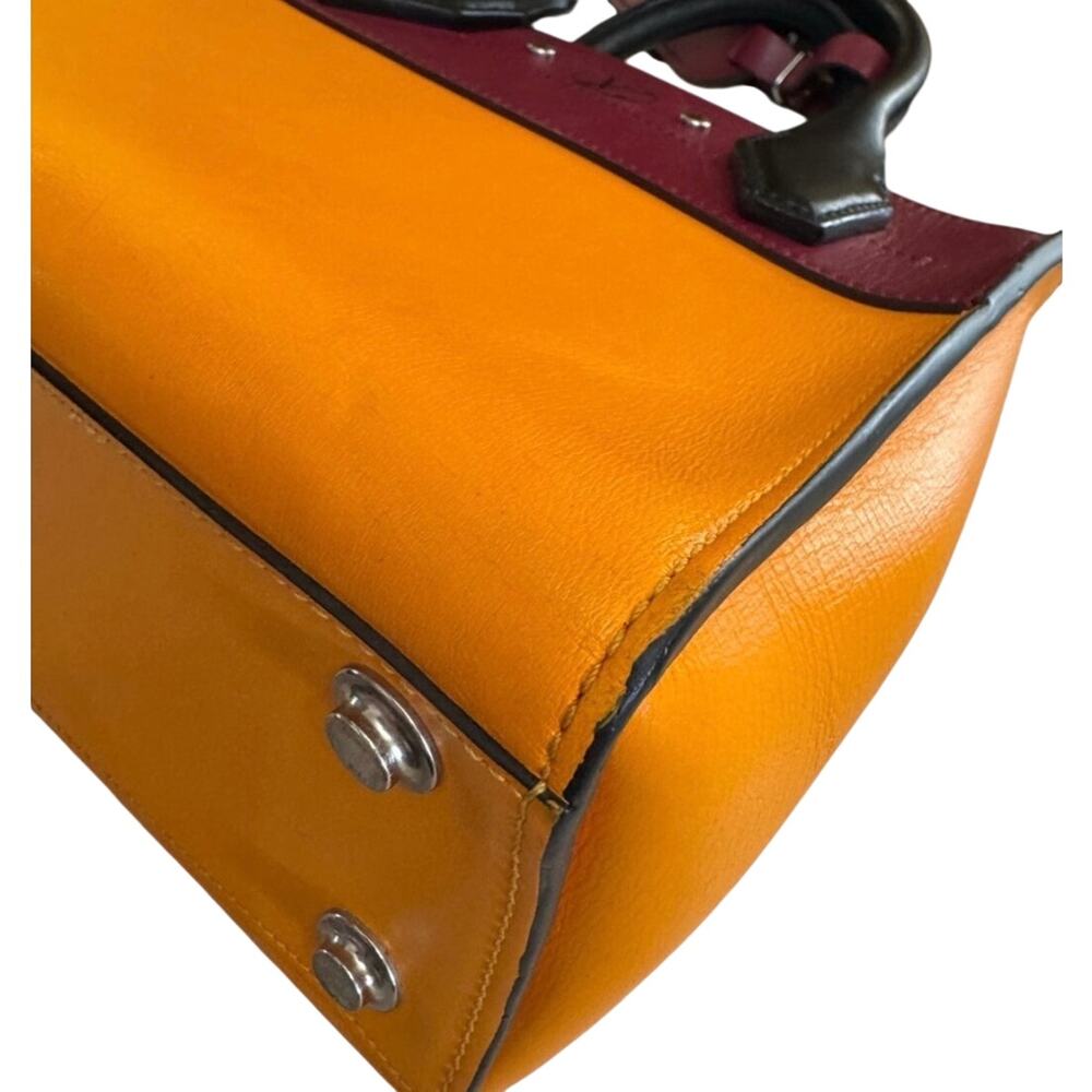 LOUIS VUITTON City Steamer MINI shoulder Handbag leather Orange EUC M42438 - Picture 12 of 16